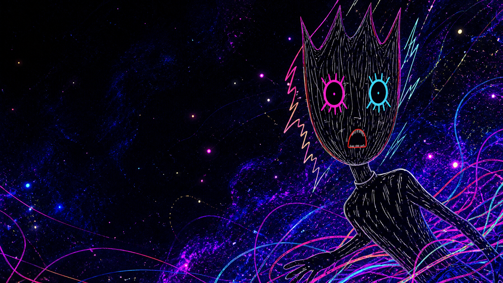 Neonwisp in the void